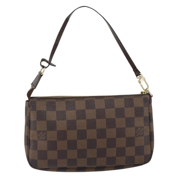 LOUIS VUITTON Damier Ebene Pochette Accessoires Pouch N41206 LV Auth 148145 - Picture 3 of 15